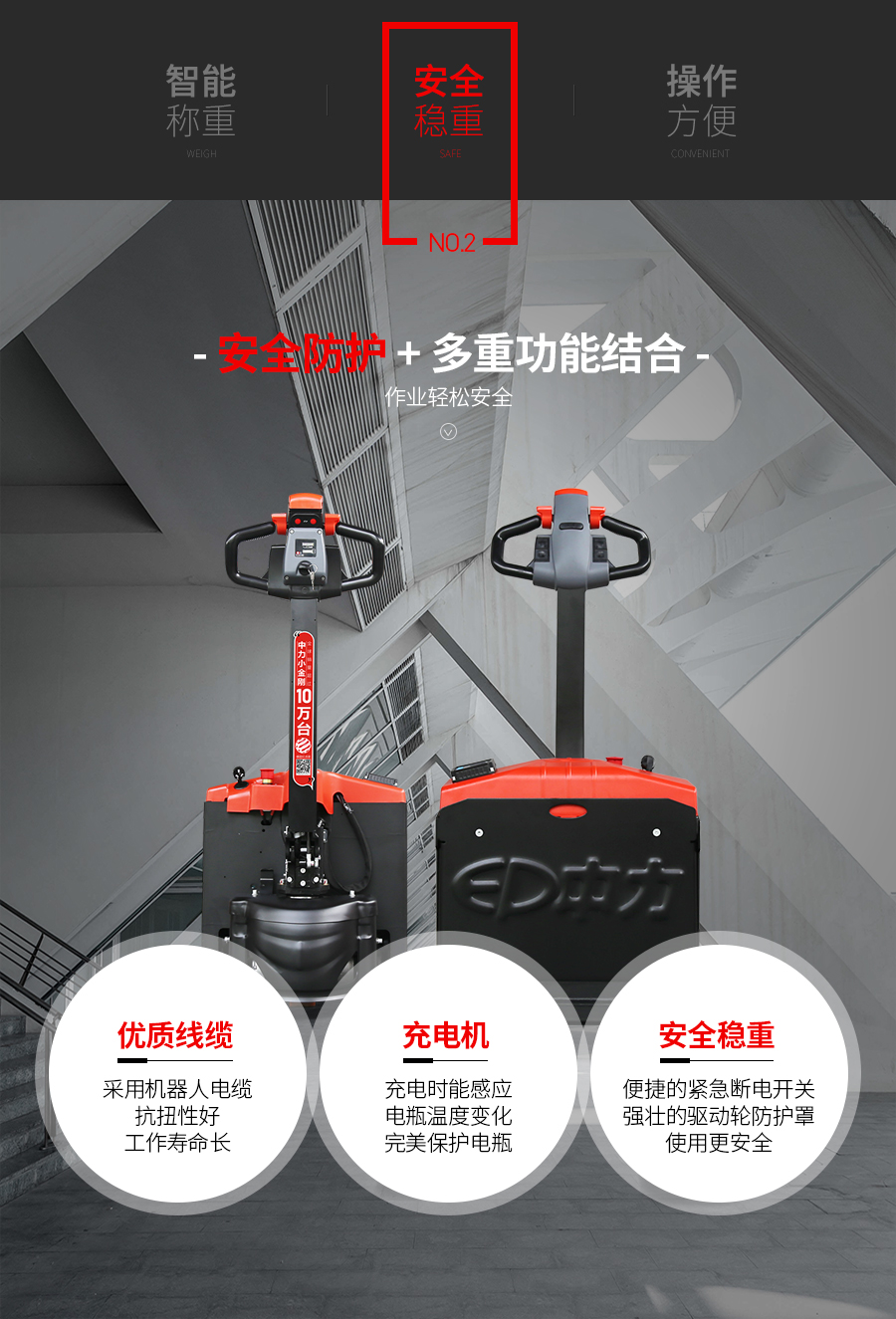 EPT20-15ET2P 1.5噸電子稱電動搬運車 中力小金剛1代2系(電子秤款), 28唧車設備 28FORKLIFT EQUIPMENT